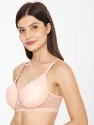 Love Pad Orange Comfort Fit CottonBra - Image 2