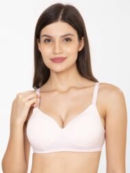 Push UP Padded Light Pink Pink Comfort Fit Cotton Bra