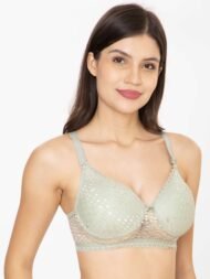 Love Pad Green Comfort Fit Cotton Bra - Image 6