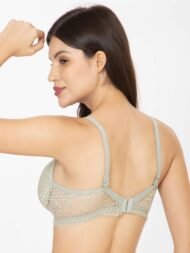 Love Pad Green Comfort Fit Cotton Bra - Image 5