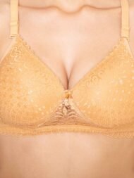 Love Pad Brown Comfort Fit CottonBra - Image 2