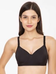 Tweens Pad Black Comfort Fit Cotton Bra