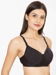 Tweens Pad Black Comfort Fit Cotton Bra - Image 2
