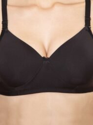 Tweens Pad Black Comfort Fit Cotton Bra - Image 6