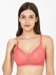 Love Pad Dark Pink Pink Comfort Fit Cotton Bra