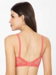 Love Pad Dark Pink Pink Comfort Fit Cotton Bra - Image 4