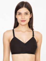 Care Black Comfort Fit CottonBra