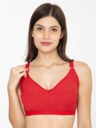 Trylo Red Comfort Fit CottonBra