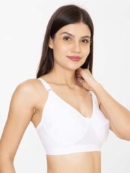 Trylo White Comfort Fit CottonBra - Image 2