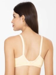 Clovia Yellow Comfort Fit Cotton Bra - Image 4