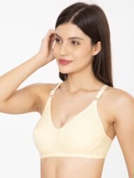 Clovia Yellow Comfort Fit Cotton Bra - Image 2