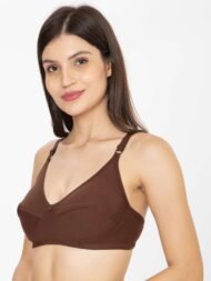 Kiran Brown Comfort Fit CottonBra - Image 3