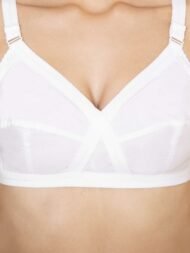 Fine CC Italian White White Comfort Fit CottonBra - Image 6
