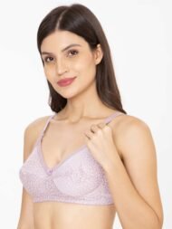 Alishan Purple Comfort Fit CottonBra - Image 3