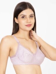 Alishan Purple Comfort Fit CottonBra - Image 2