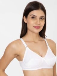 Alishan White Comfort Fit CottonBra - Image 3
