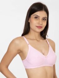 Clovia Purple Comfort Fit Cotton Bra - Image 3