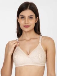 Alishan Brown Comfort Fit CottonBra