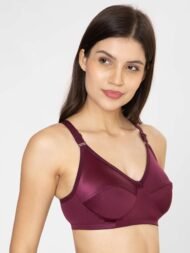 Forever Maroon Comfort Fit CottonBra - Image 2