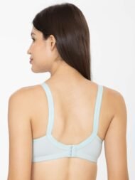 Forever Sky Blue Blue Comfort Fit CottonBra - Image 4