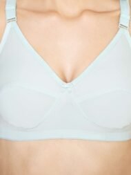 Forever Sky Blue Blue Comfort Fit CottonBra - Image 5